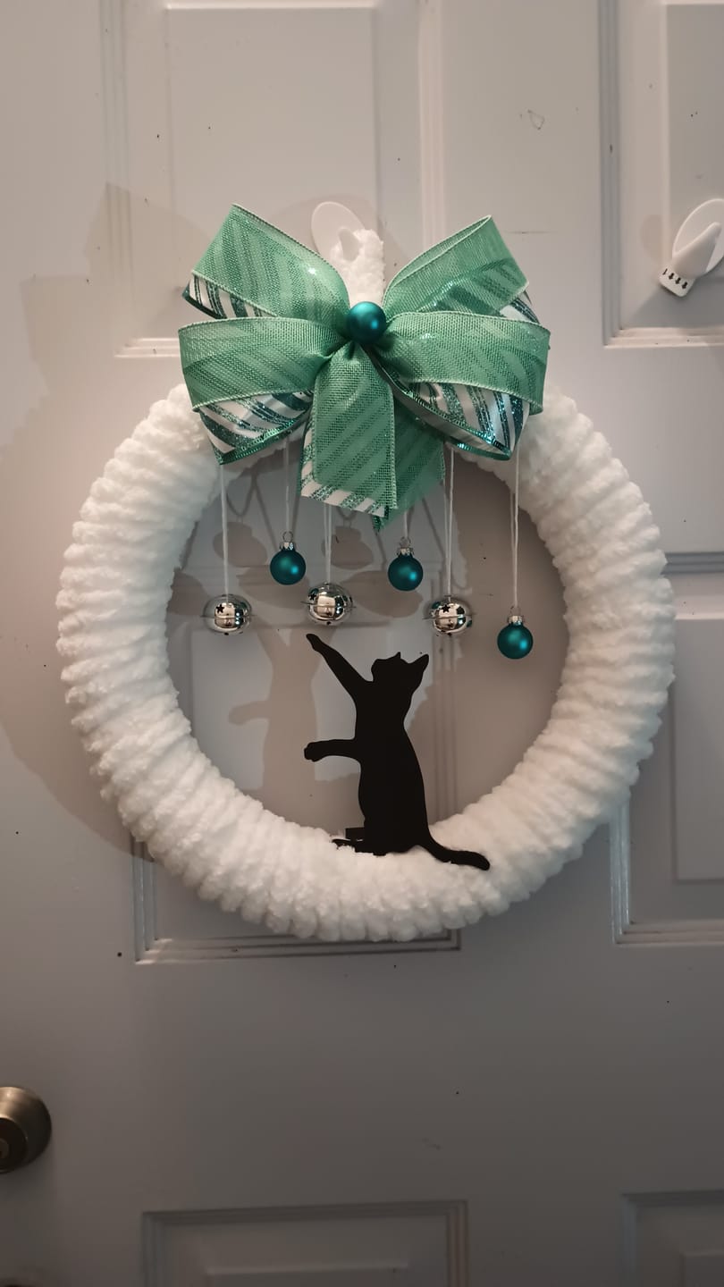 Customer photo review of Unfinished Wood Playing Cat Shape - Craft - up to 36" 6" / 1/8"