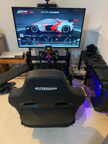 Customer photo review of Portable Monitor Stand