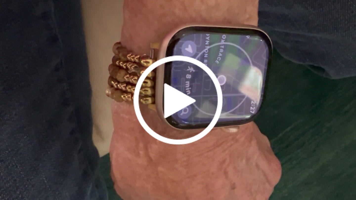 Customer video review of Golden Earth Jasper Stretch Apple Watch Strap