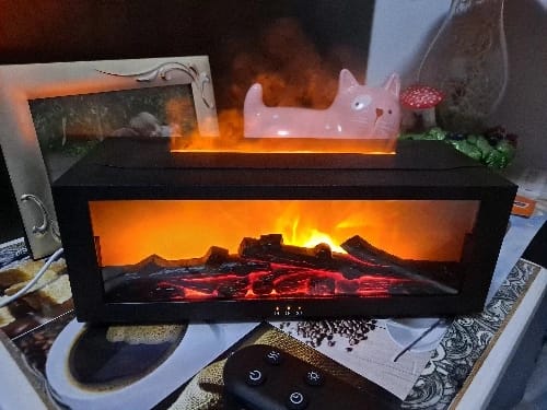 Customer photo review of Humidificador Estufa de Leña