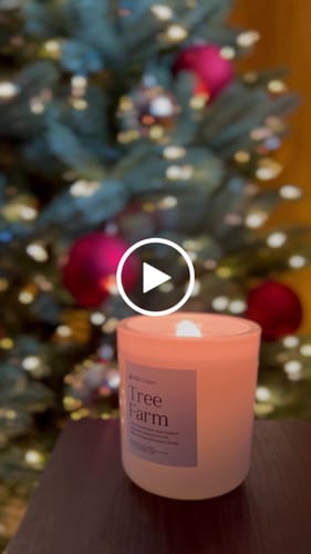 Customer video review of Tree Farm Candle