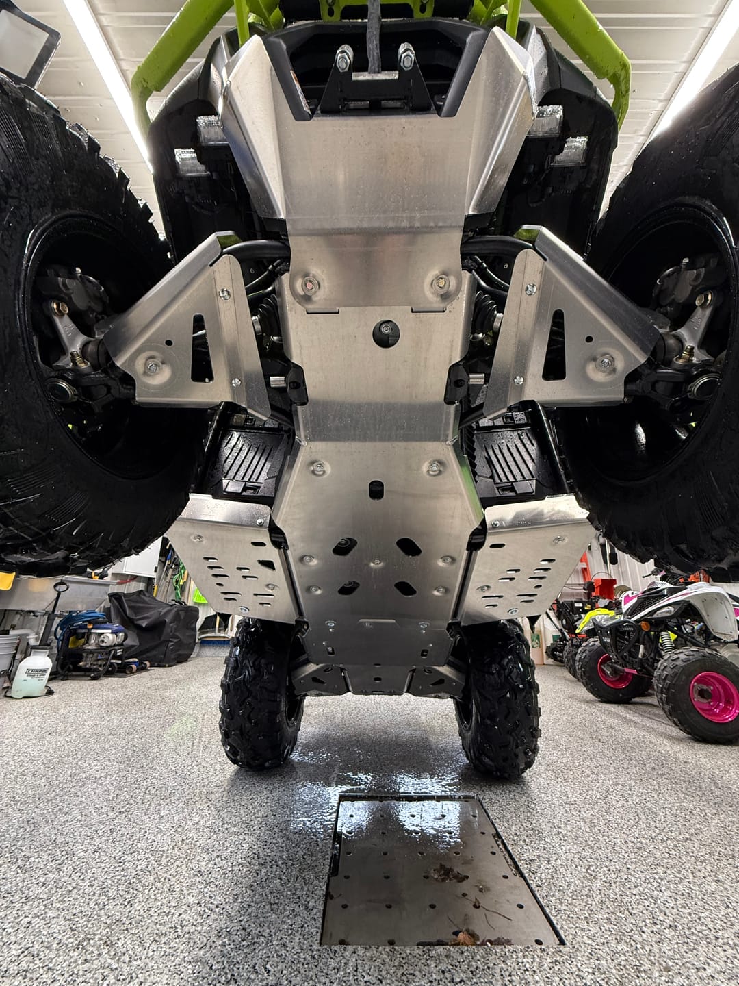 Customer photo review of Can-Am Outlander G3 MAX 850/1000R Skid Plates - Full Kit