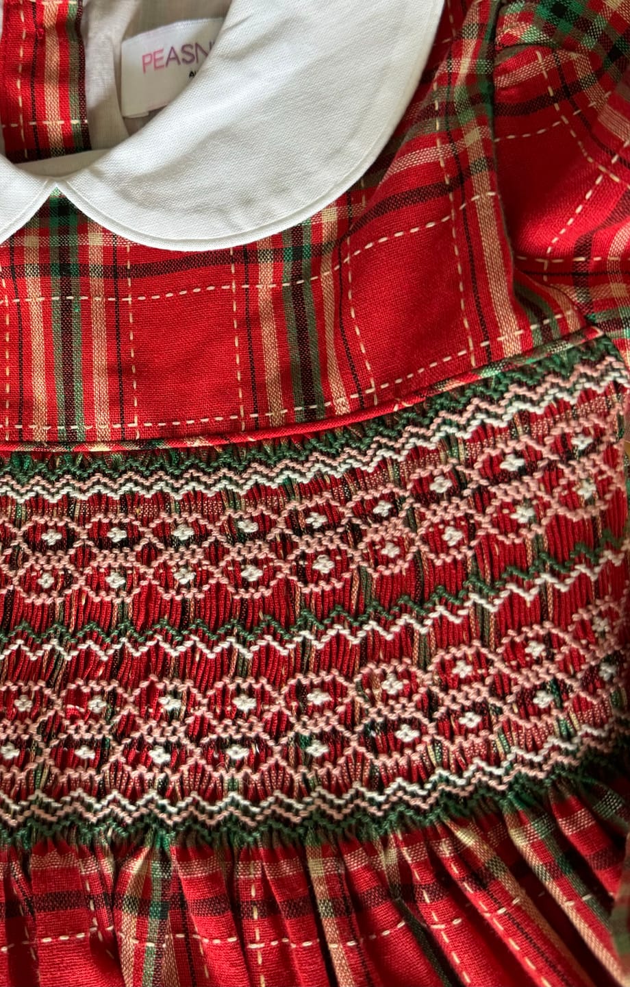 Customer photo review of Red Tartan Dress