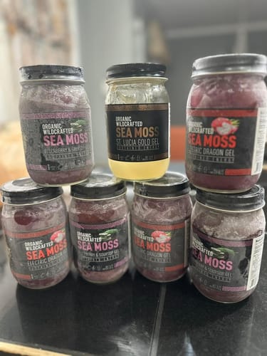 Customer photo review of Elderberry and Soursop Infused Sea Moss Gel