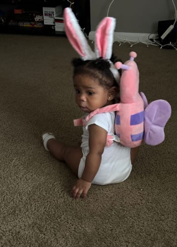 Customer photo review of Bumper Buddy Pillow