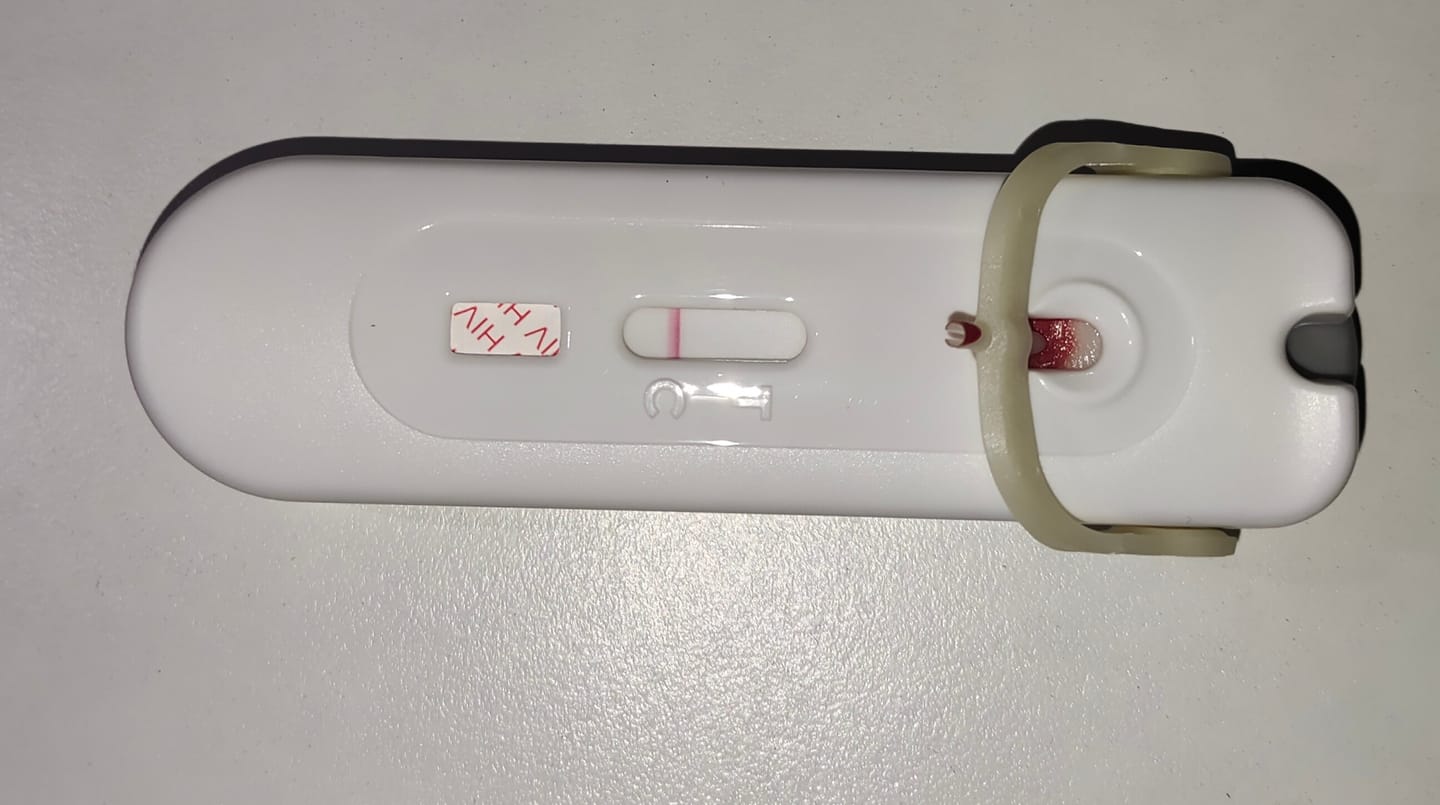 Customer photo review of Mylan Hiv Self Test Kit 1 PC