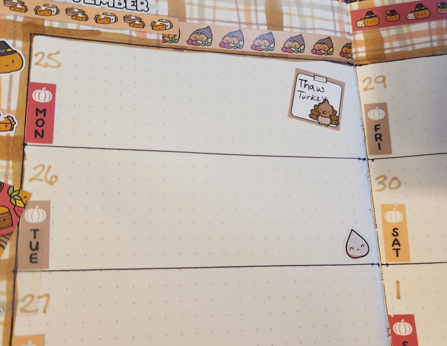 Customer photo review of Period Tracker Planner Stickers - No days