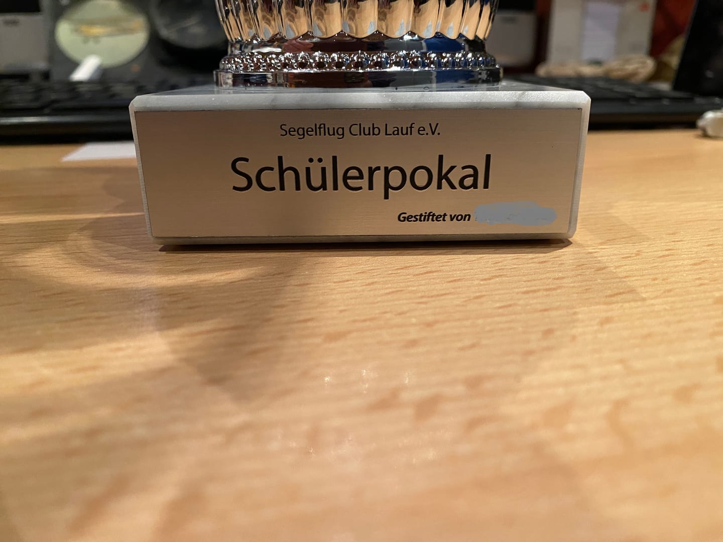 Customer photo review of Gravurschilder in der Farbe Gold 34x14 mm - 130x81 mm PK7300
