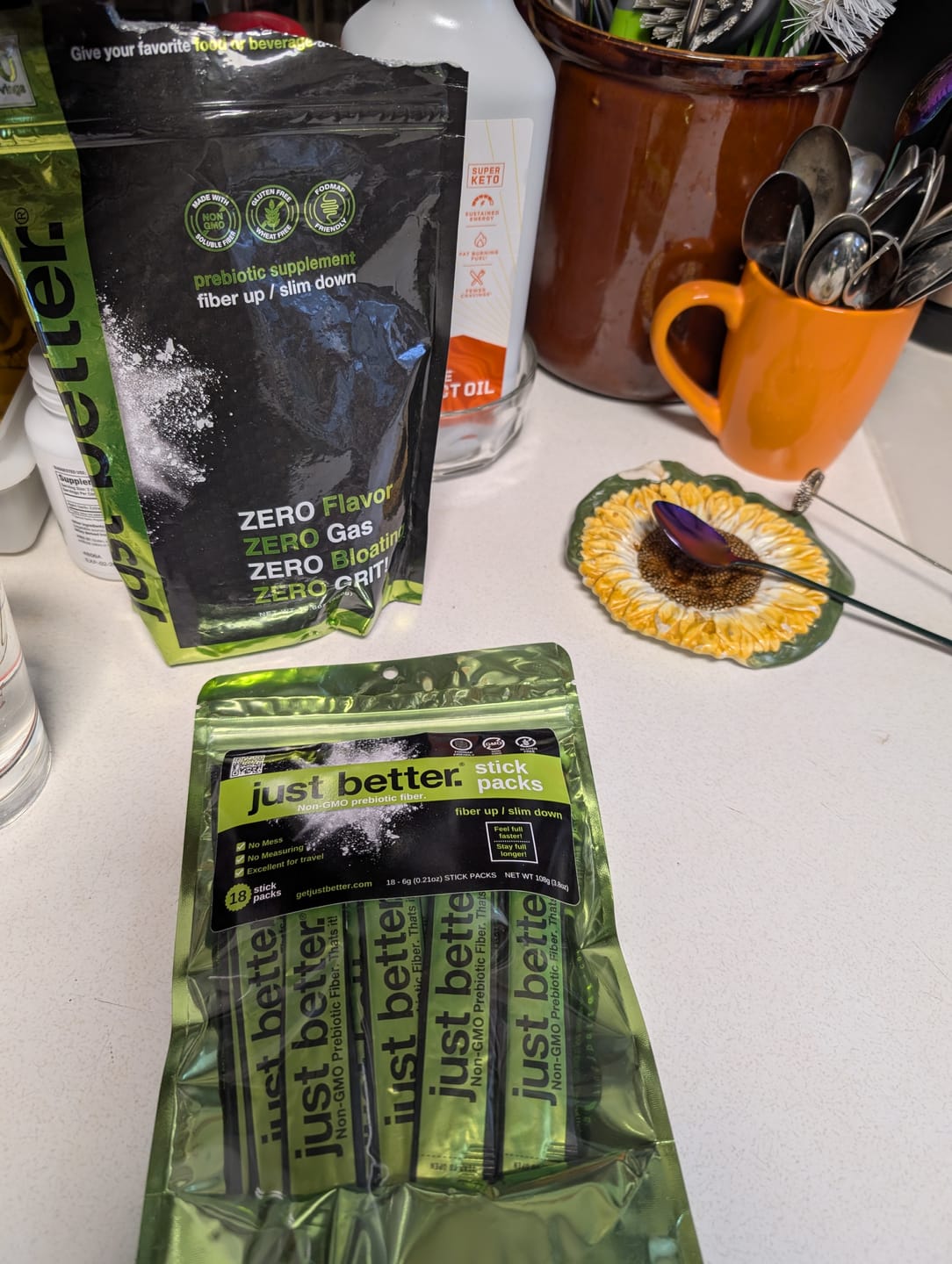 Customer photo review of COMBO just better.®️ Fiber Collection: 300g EZ Grip Recyclable Container + 300g Refill Pouch
