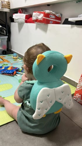 Customer photo review of Bumper Buddy Pillow
