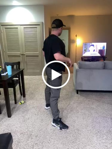 Customer video review of MEN'S TRECY PERFORMANCE TECH CARGO JOGGERS