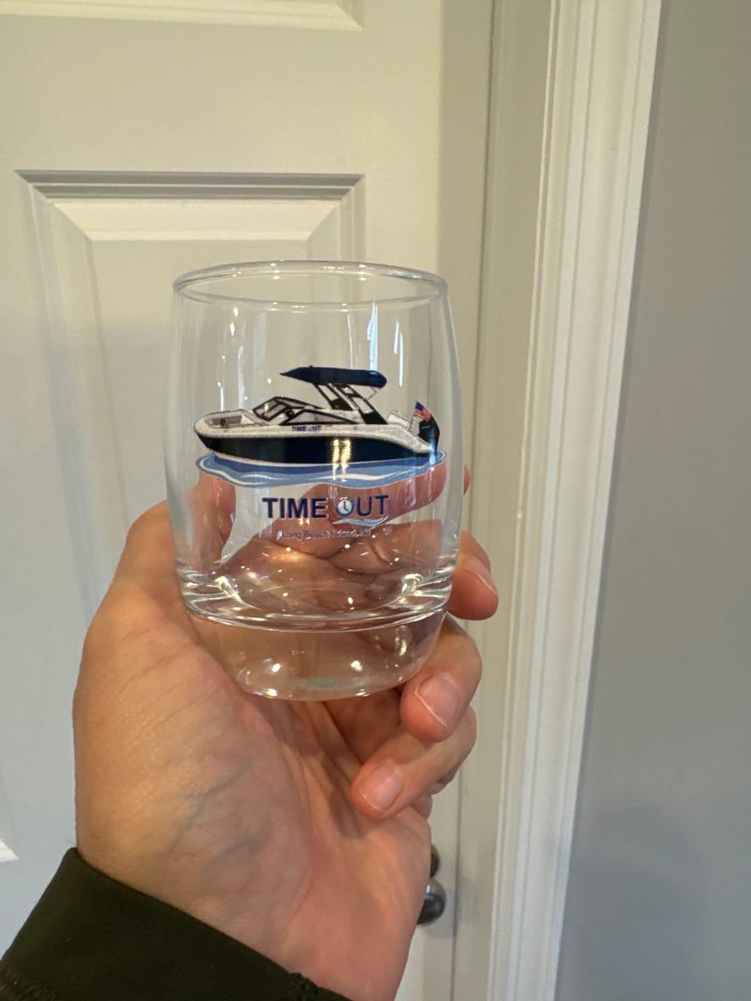 Customer photo review of Custom Whiskey Glass