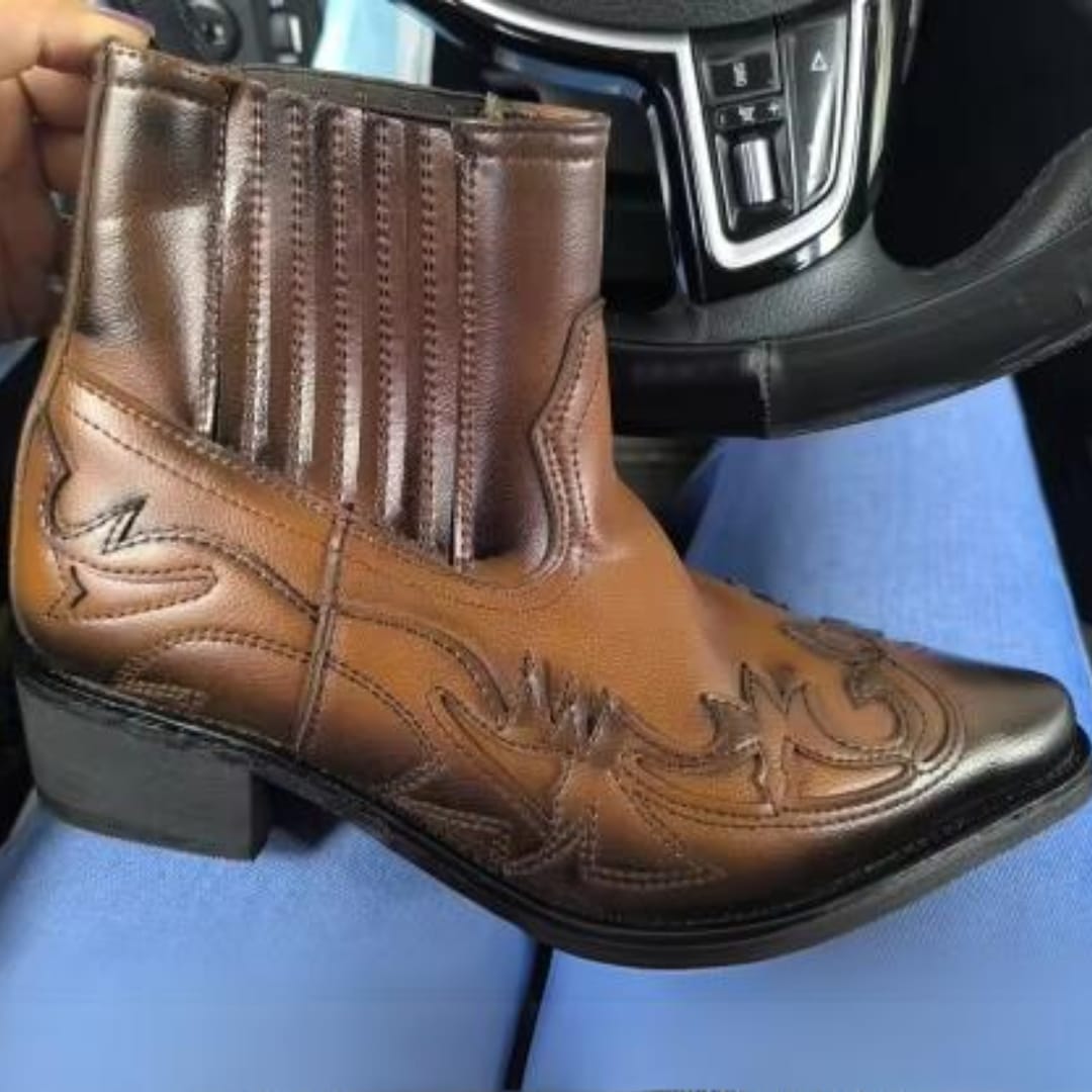 Customer photo review of Lederne Cowboystiefel - Dakota