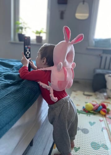Customer photo review of Bumper Buddy Pillow