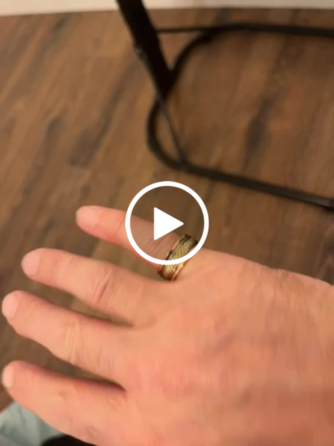 Customer video review of Buddha Stones Magnetic Copper Balance Adjustable Cuff Bracelet Bangle Ring