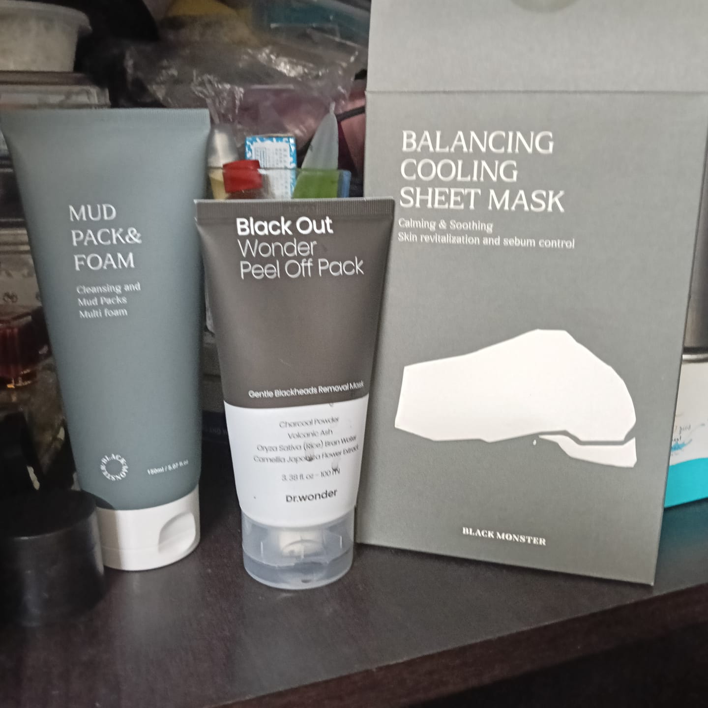 Customer photo review of Black Mud Pack and Foam