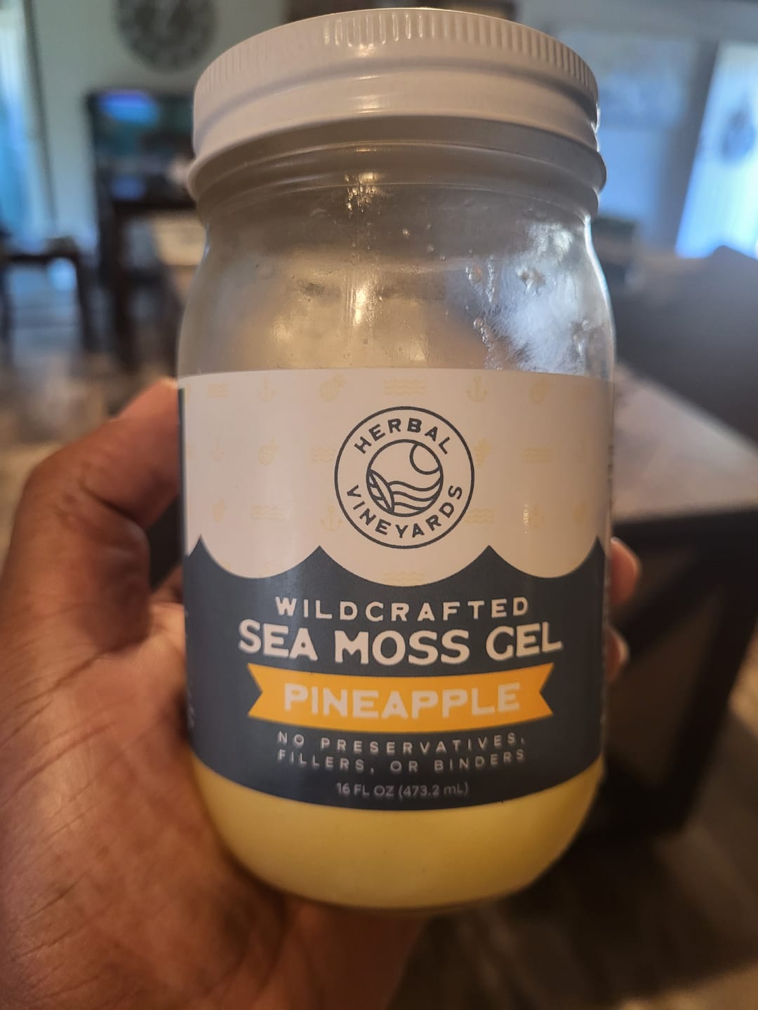 Customer photo review of EXCLUSIVE PINEAPPLE SEA MOSS GEL