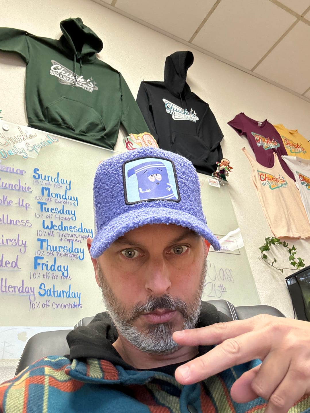 Customer photo review of OVERLORD X South Park: Towelie Trucker Cap