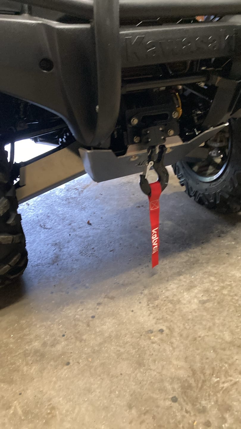 Customer photo review of Complete Aluminum Skid Plates for Kawasaki Brute Force 750i