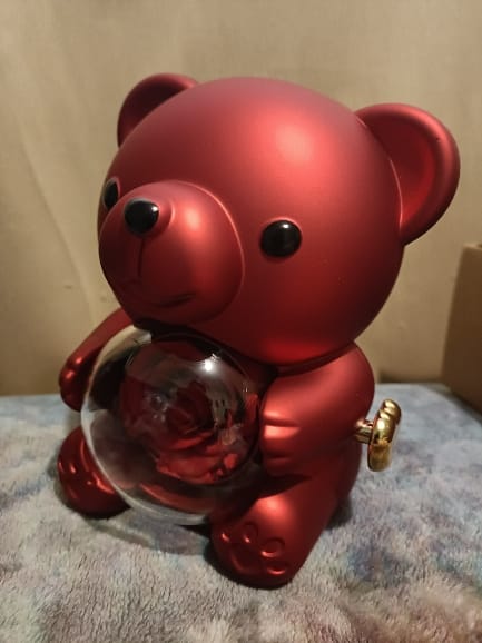 Customer photo review of Eternal Rose Teddy Bear & Necklace