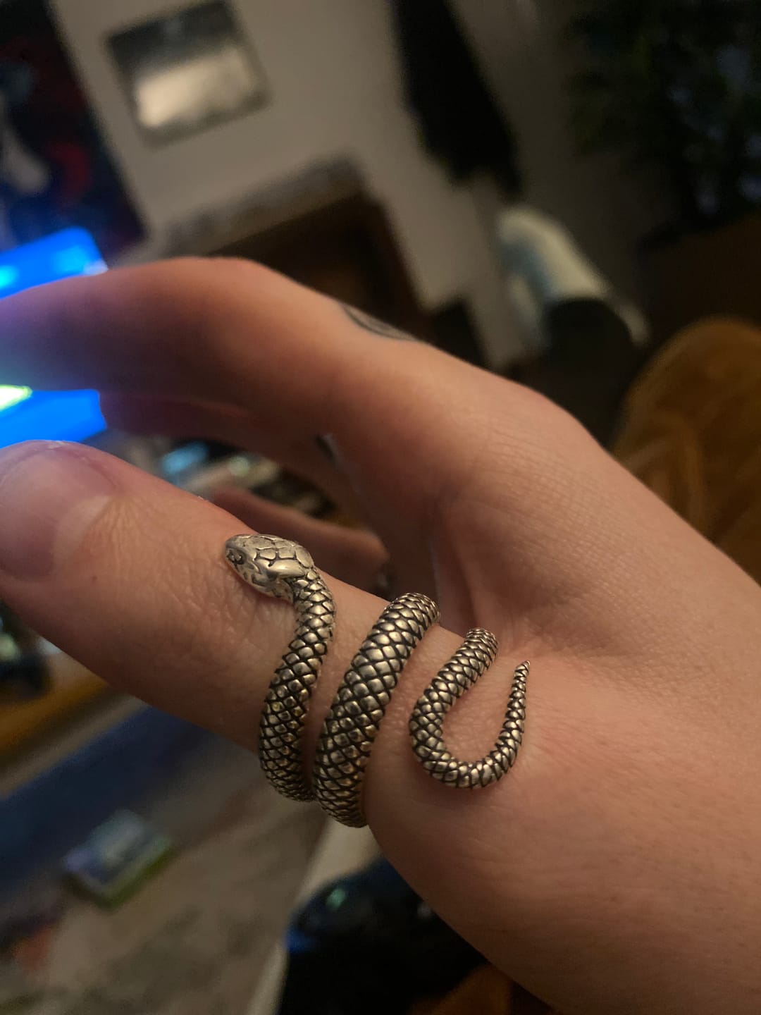 Customer photo review of SERPENT - 925 STERLING SILVER