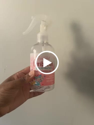 Customer video review of LAUNCHING 10/4 AT 12PM EST! Caribbean Cloud Water ⛅️ | Super light weight Loc, Braid, Twist and Loose hair Hydration Mist 8oz 12oz