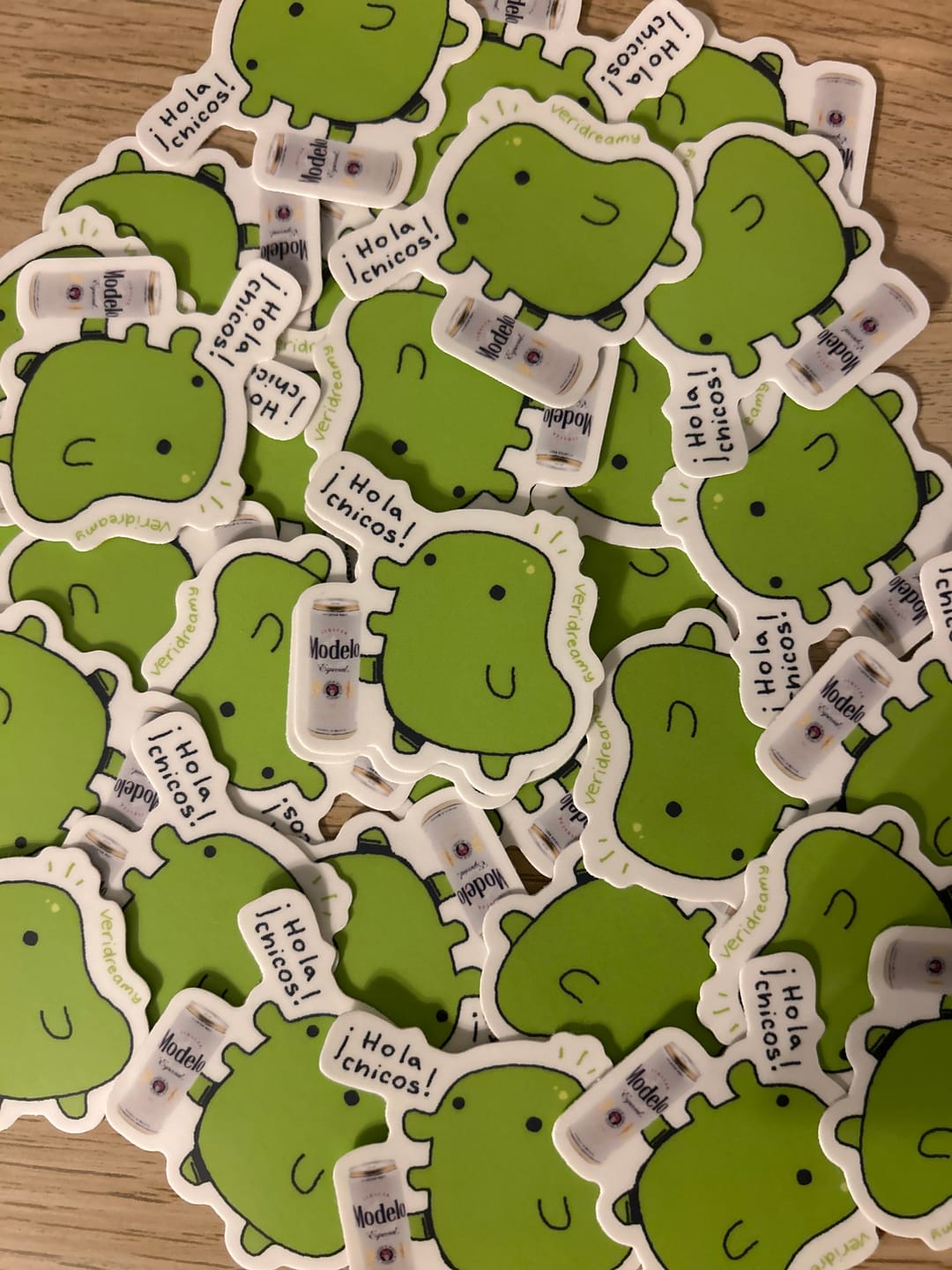 Customer photo review of Clear Stickers