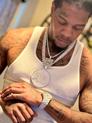 Customer photo review of Moissanite Cuban Sharp Link Iced Out Chain 15MM .925 Sterling Silver