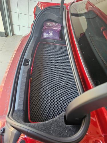 Customer photo review of Mata do bagażnika na wymiar