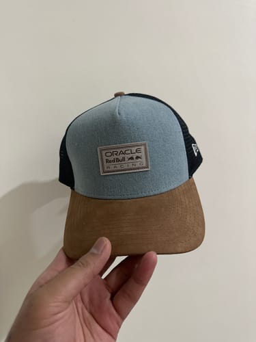 Customer photo review of 9FORTY E-Frame Trucker Austin Race Special Red Bull Racing Rich Denim Snapback