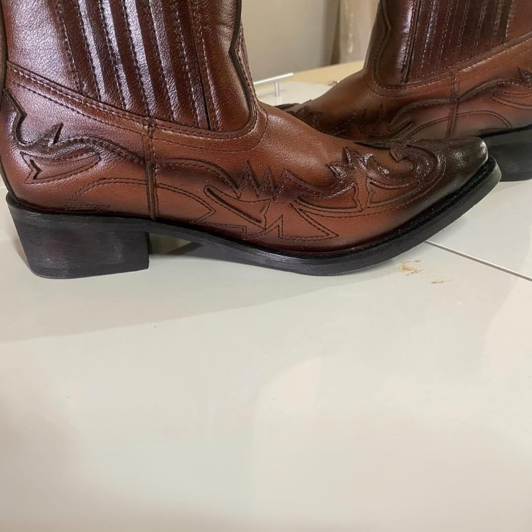 Customer photo review of Lederne Cowboystiefel - Dakota