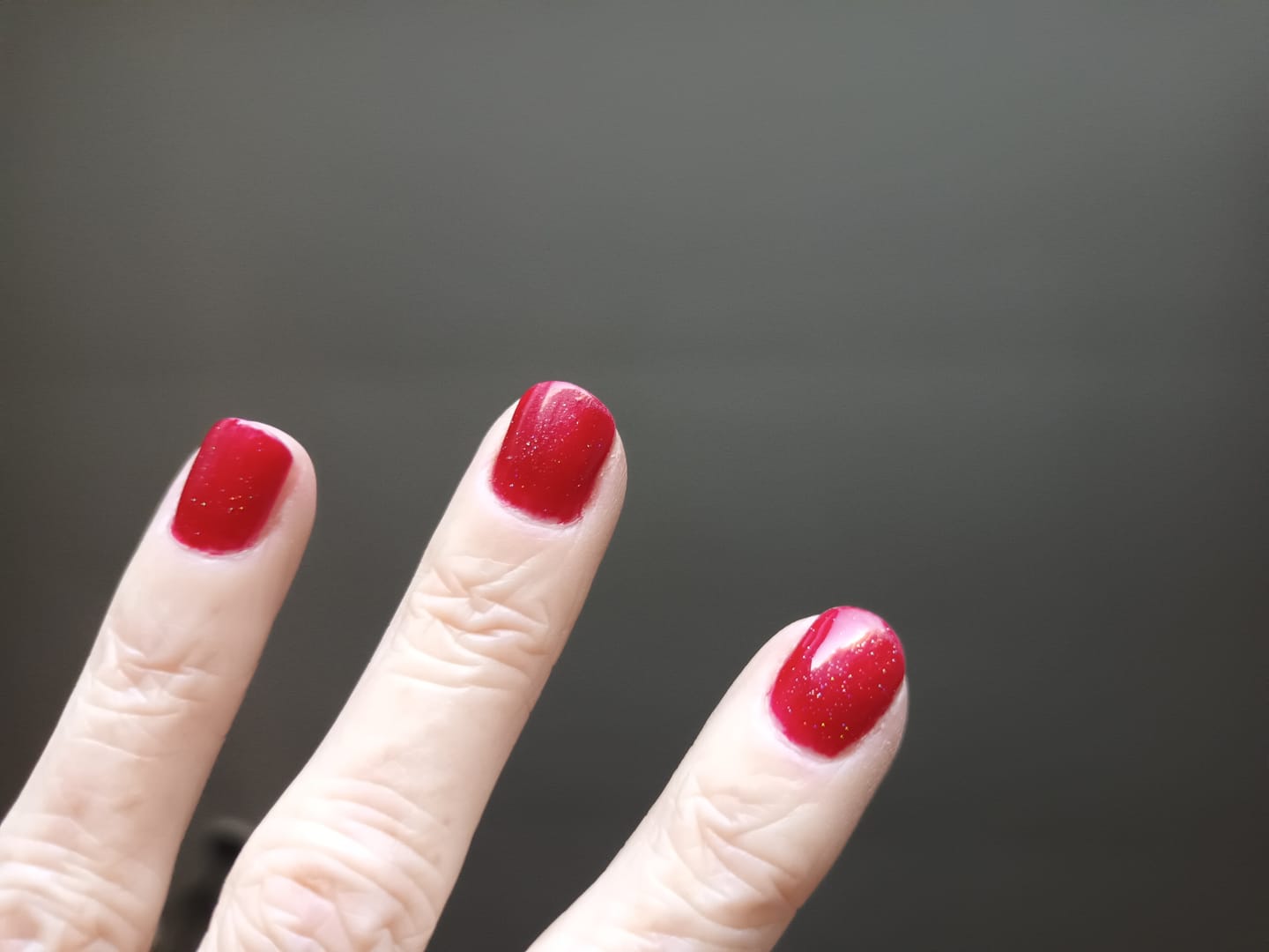 Customer photo review of Smalto Semipermanente LCI -  Rosso scuro