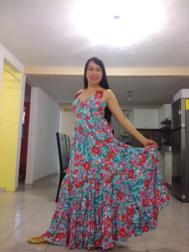 Customer photo review of Vestido - 526021 - FLO
