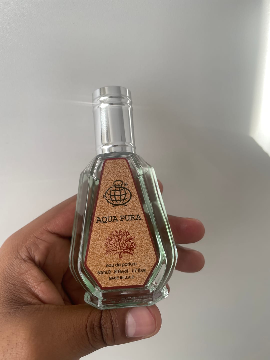 Customer photo review of Aqua Pura 50ml