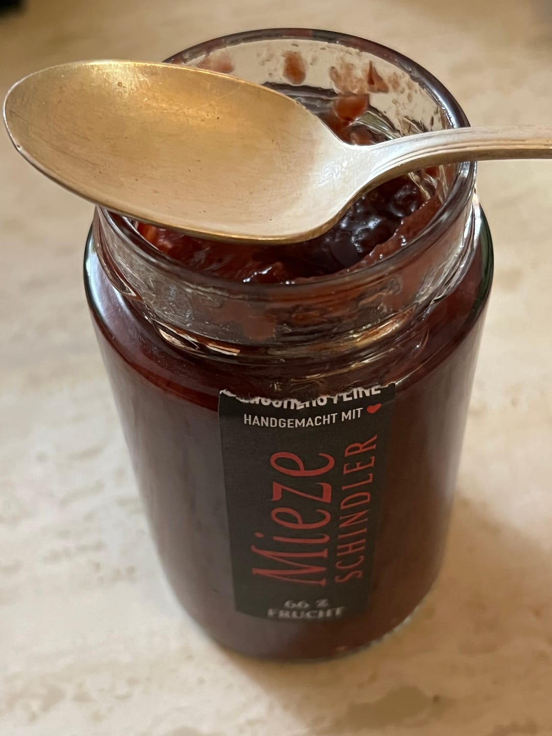 Customer photo review of Erdbeerfruchtaufstrich Mieze Schindler