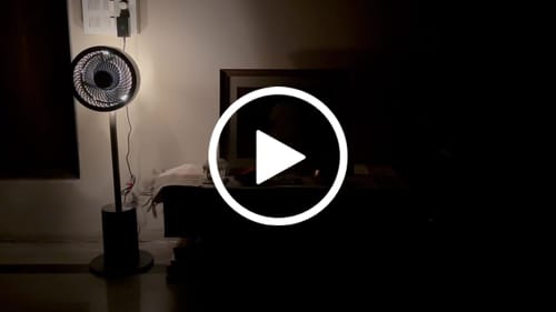 Customer video review of NUUK HALO | 3D Air Circulation Fan with Mood Lamp