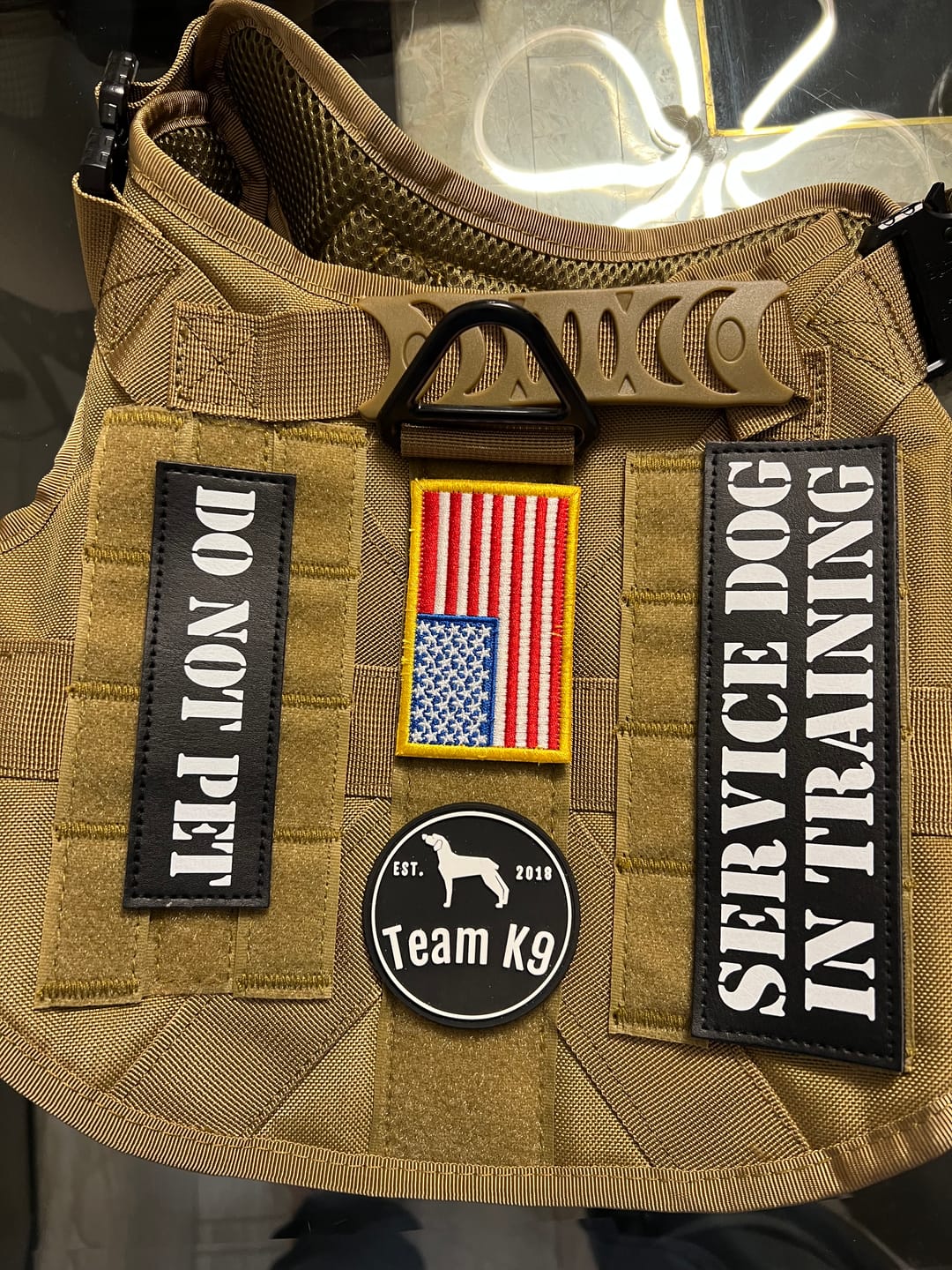 Customer photo review of Hook & Loop Patch For Harness