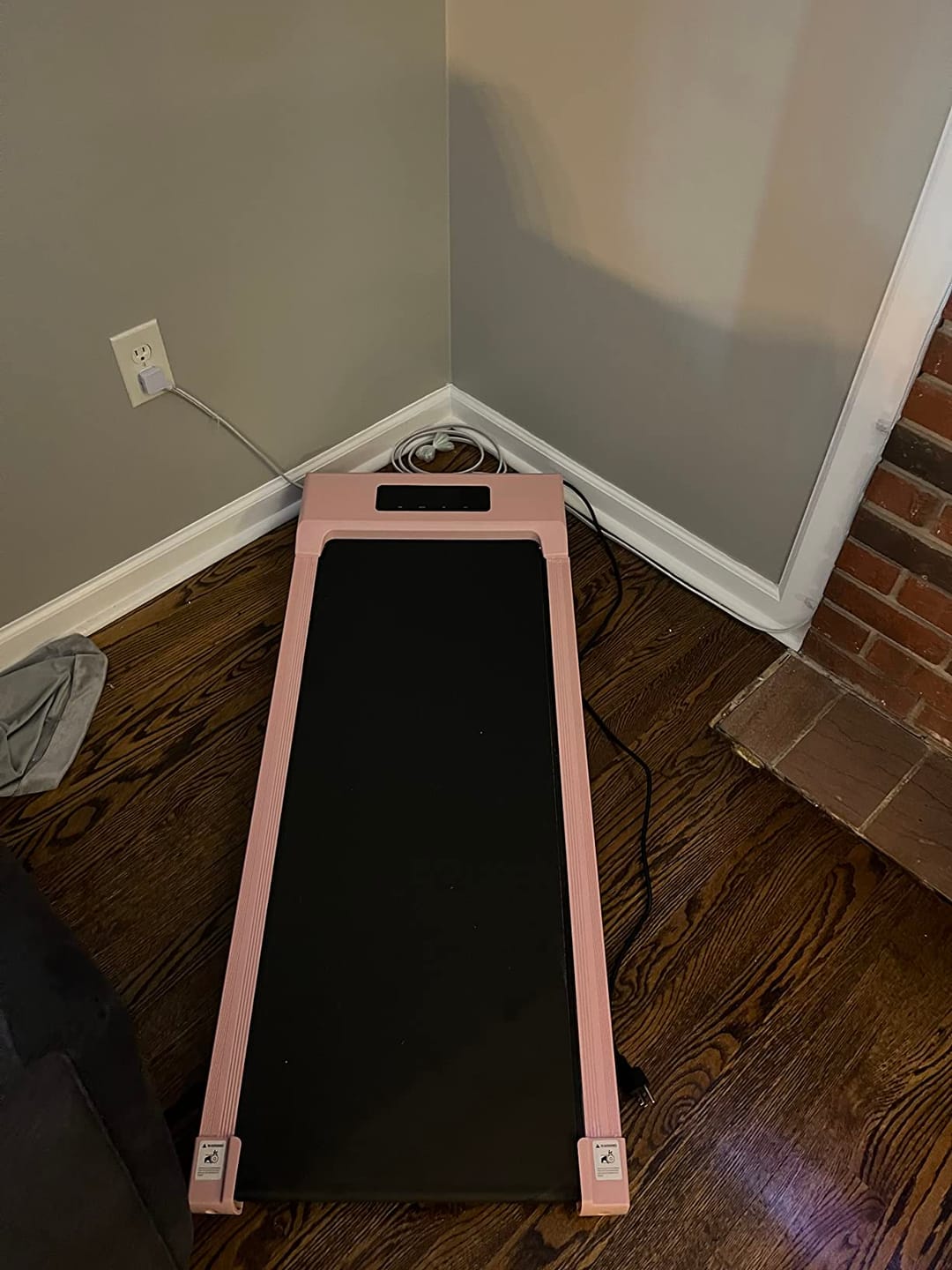 Customer photo review of Treadmill Pad Running/Walking Under Desk Exercise Machine
