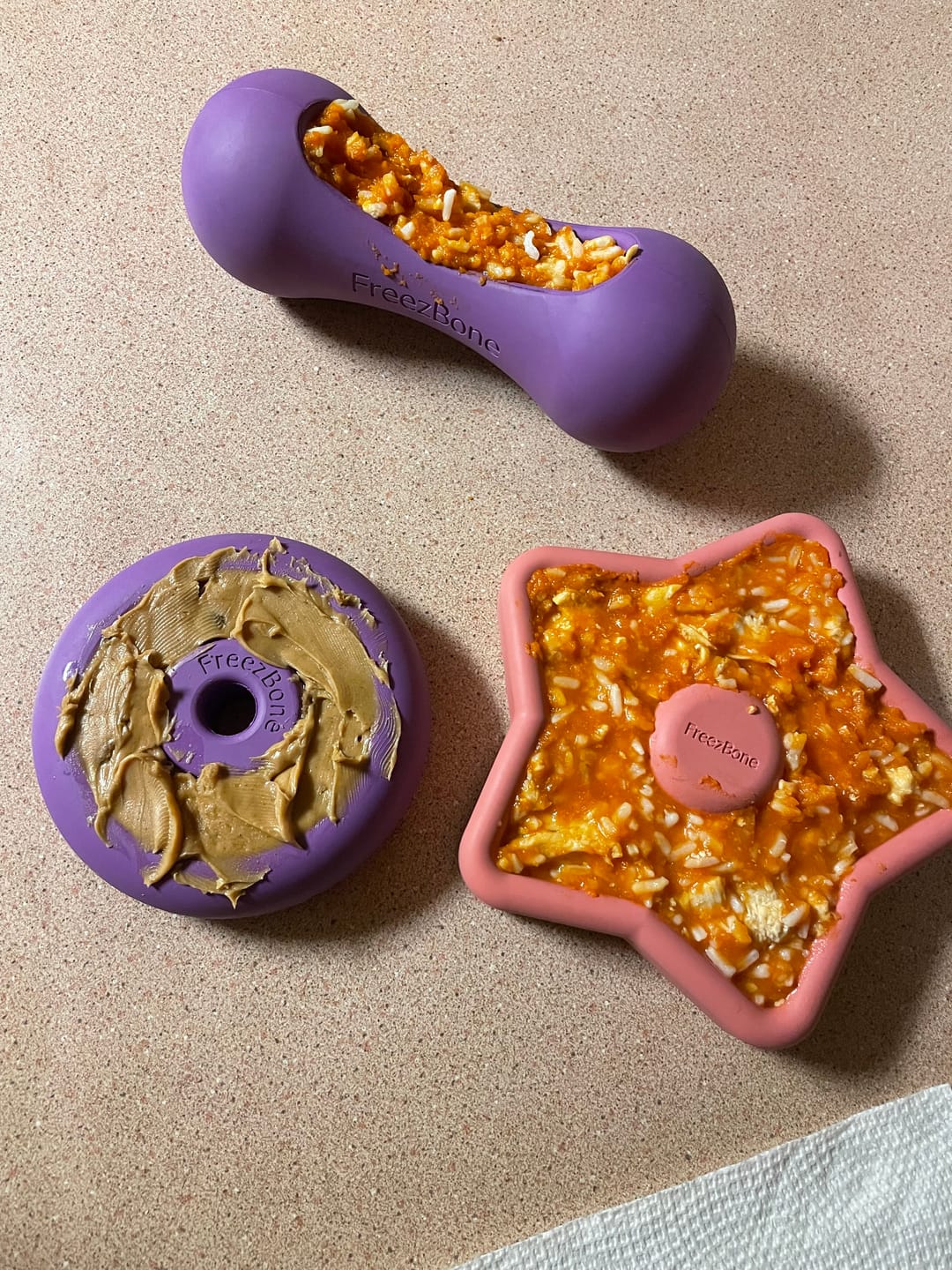 Customer photo review of Freezstick - Indestructible Enrichment Chew