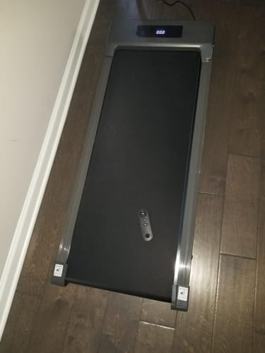 Customer photo review of Treadmill Pad Running/Walking Under Desk Exercise Machine