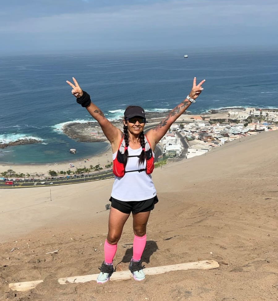 Customer photo review of Calcetin de Compresion EVOLUTION Pink