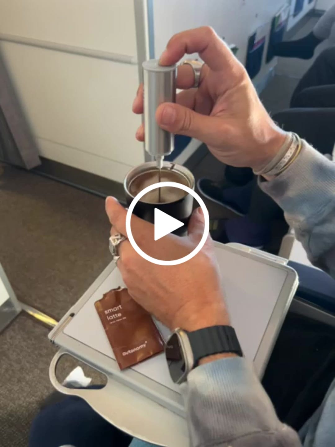 Customer video review of smart latte travel pack (6 sachets, one-time purchase)