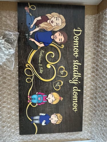 Customer photo review of Zuhause mit der Familie - Familien-Schlüsselbrett