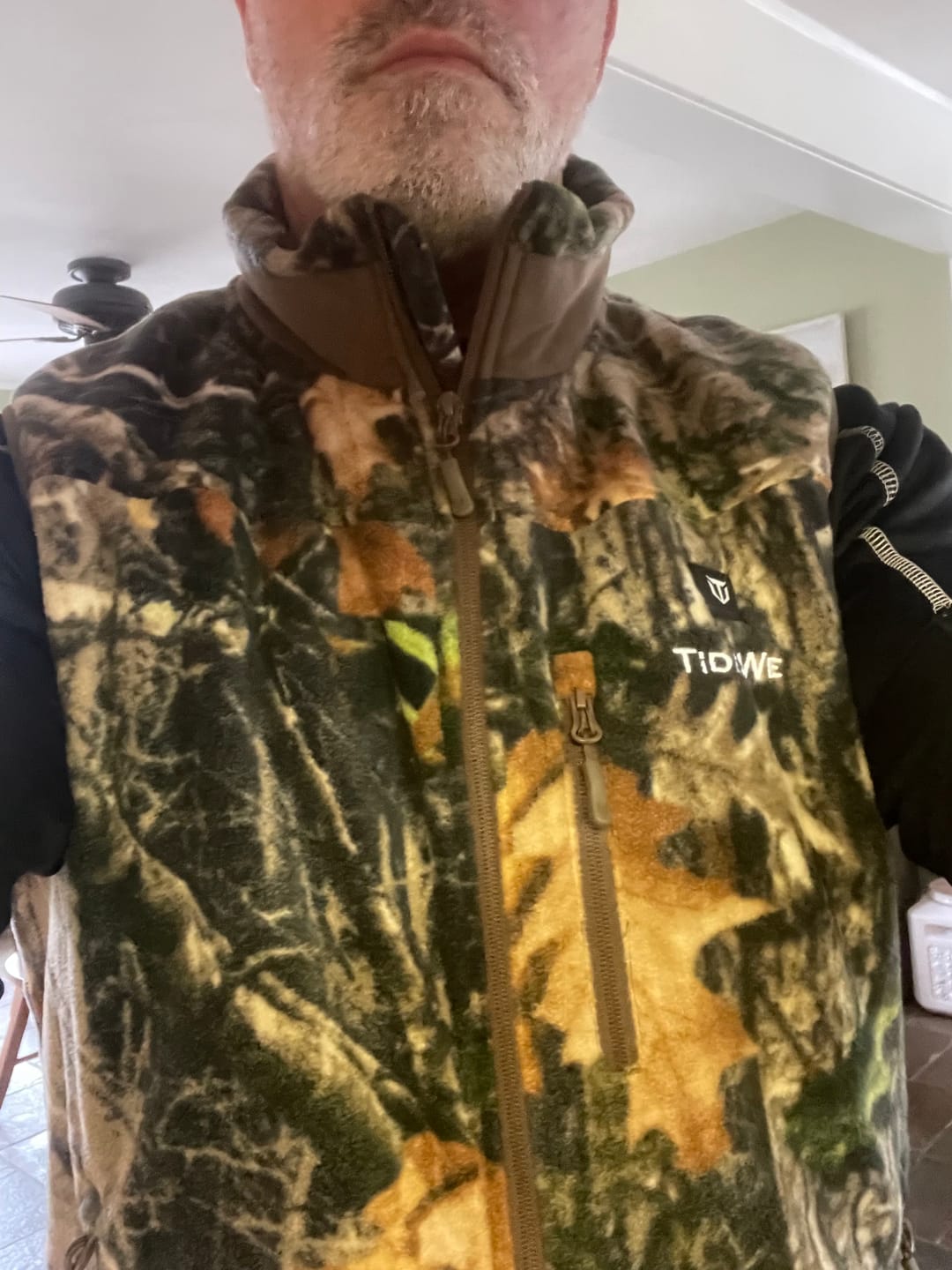 Customer photo review of ThermCore Men's Heated Vest Double-Sided Polar Fleece Hunting Vest