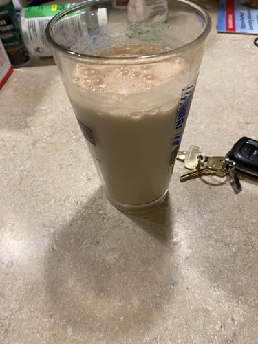 Customer photo review of Whey Protein Isolate Chocolate