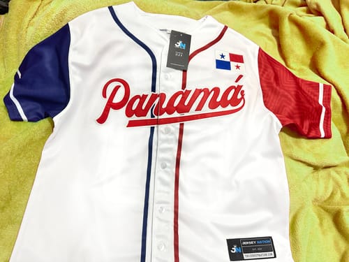 Customer photo review of Panama Custom Baseball Jersey