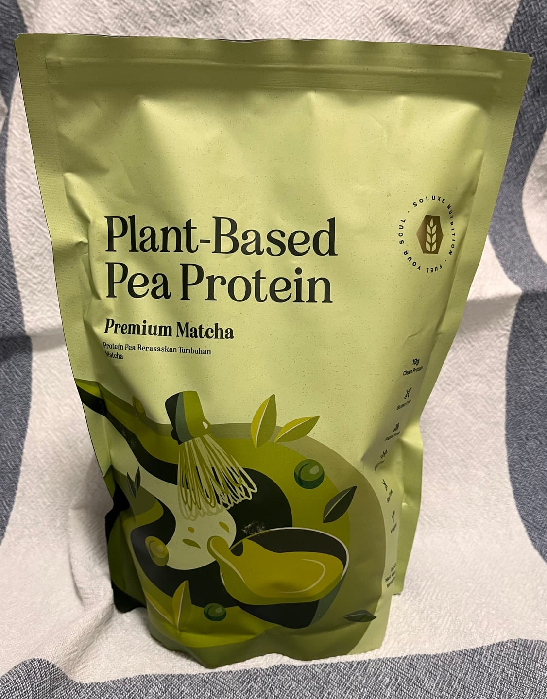 Customer photo review of Pea Protein Isolate - Premium Matcha