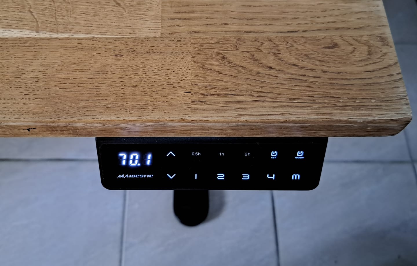 Customer photo review of Maidesite TH2 Plus Art - Bureau assis debout électrique