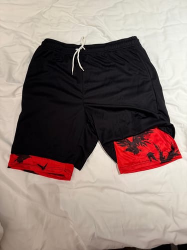 Customer photo review of Itachi Gym Shorts