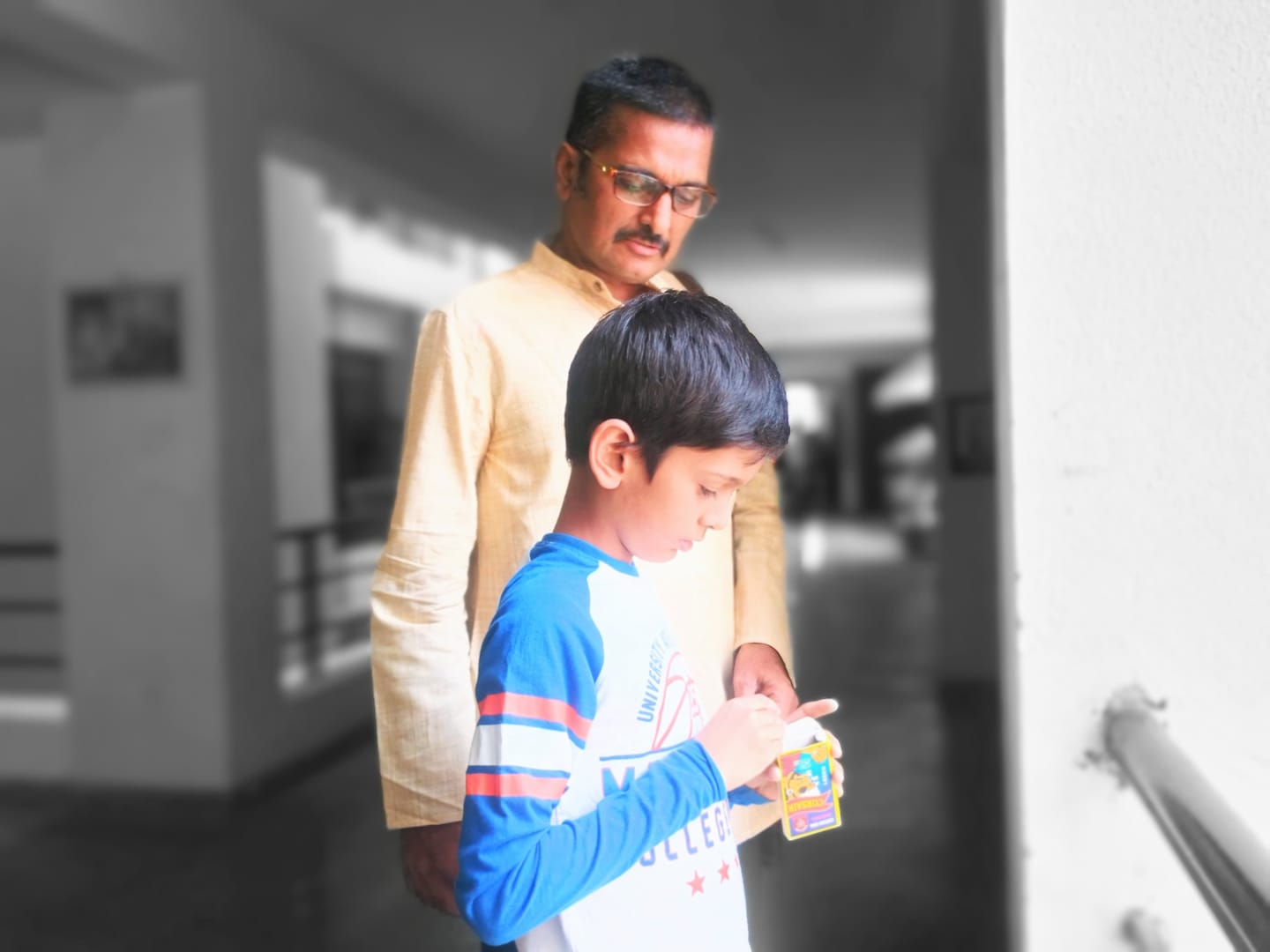 Customer photo review of Urban - Beige Short Kurta for Men | Uathayam